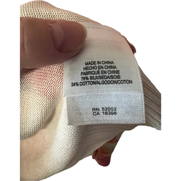 Liz Claiborne colour block cardigan in small petite - Picture 3 of 8